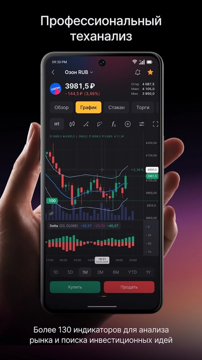 Скриншот приложения FinamTrade
