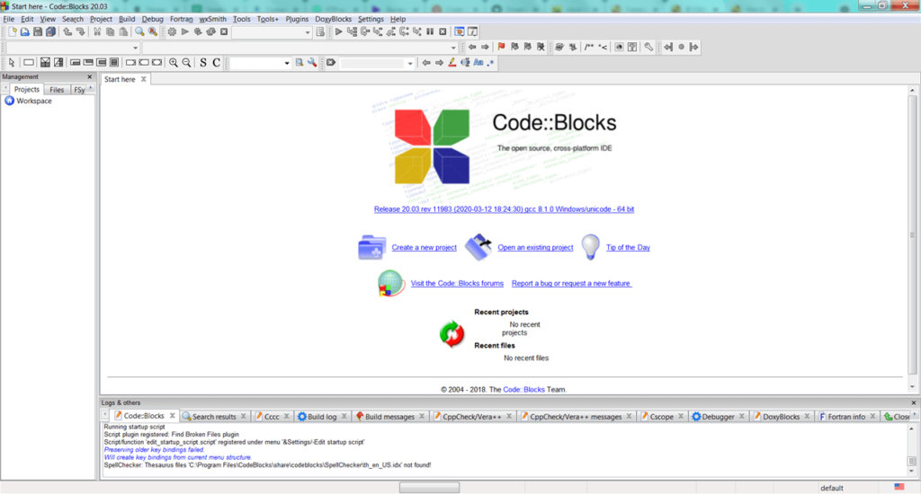 Code Blocks Главная