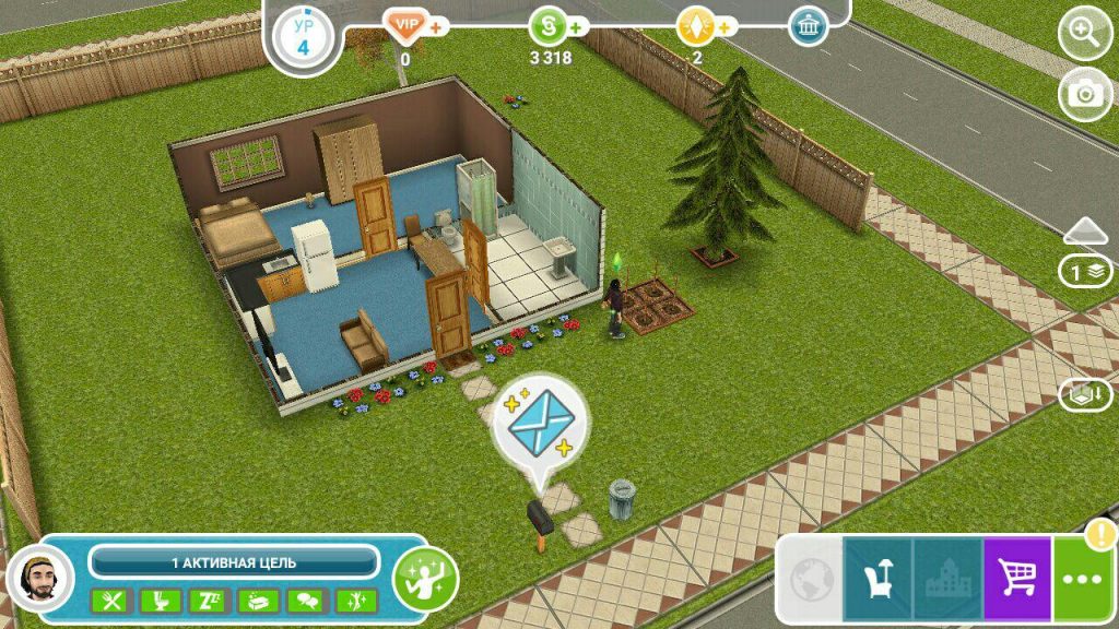 The Sims FreePlay дом
