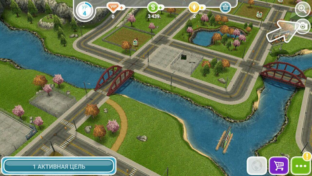 The Sims FreePlay город