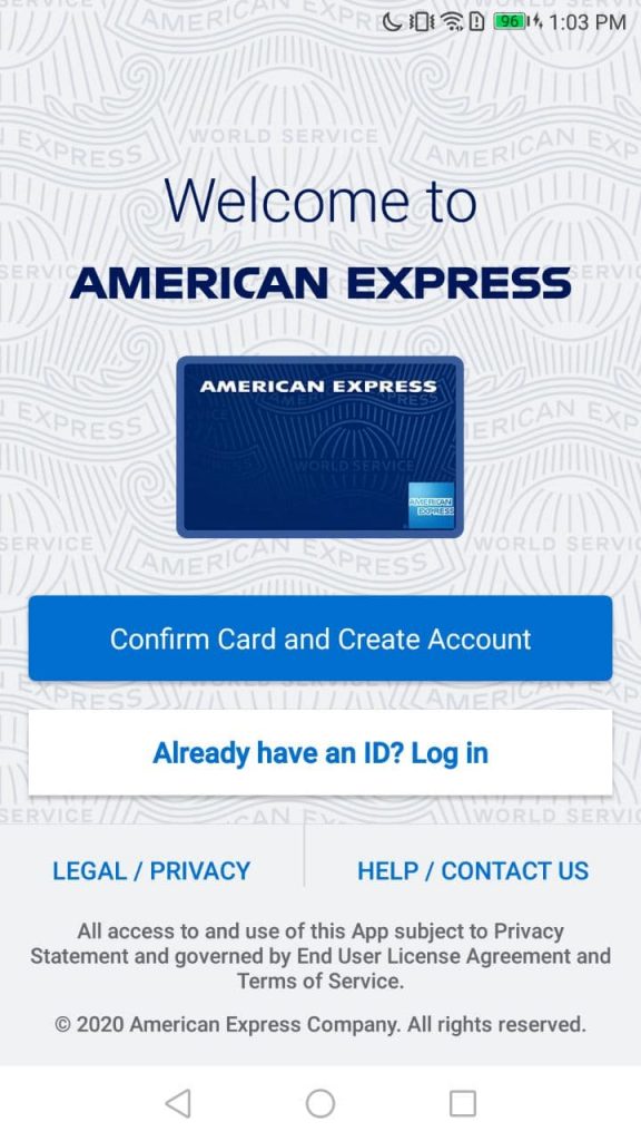 Amex Welcome