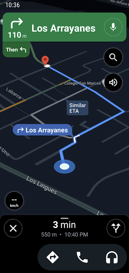 Android Auto Navigation