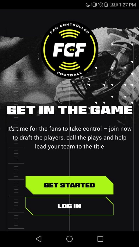 Fan Controlled Football Sign Up