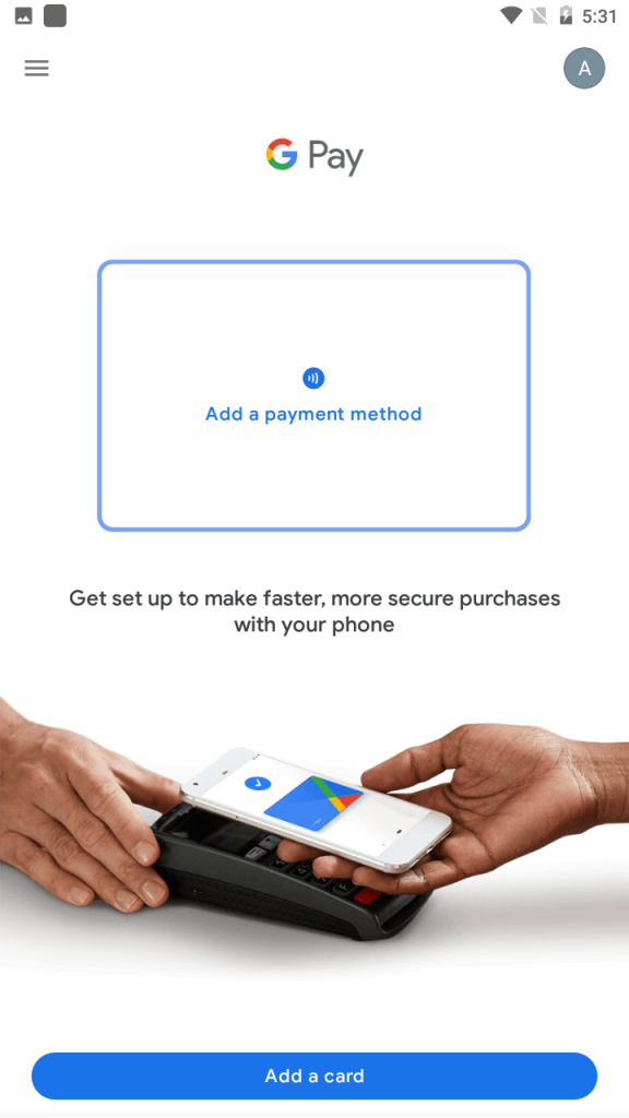 Google Pay Add A Card
