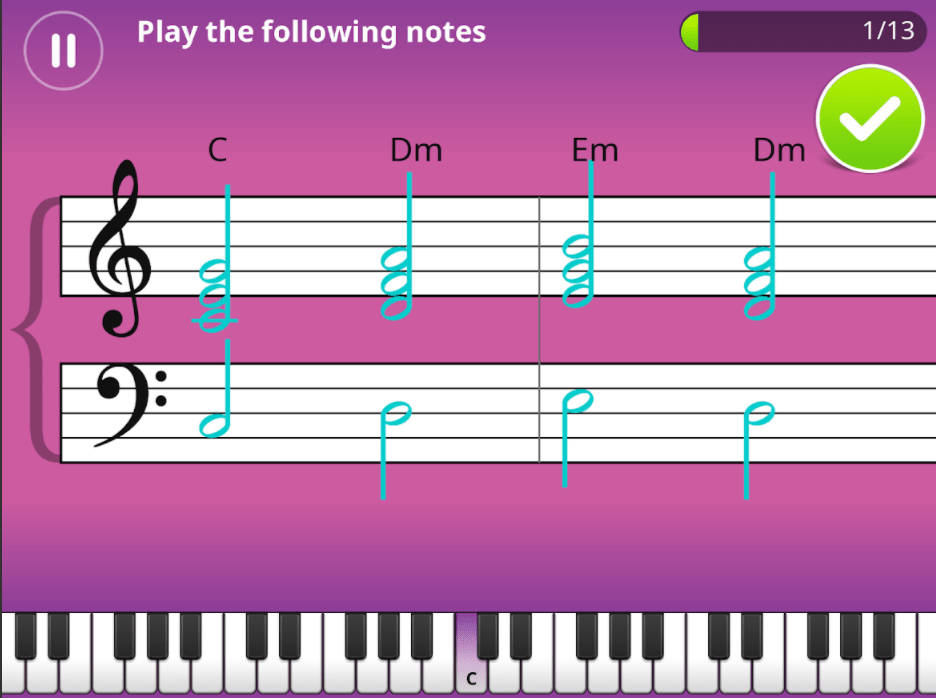 Simply Piano Notes