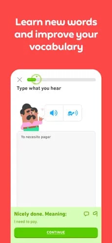 Duolingo Improve vocabulary