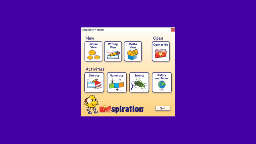 Kidspiration Homepage