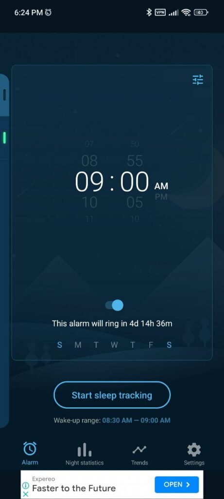 Sleepzy Alarm