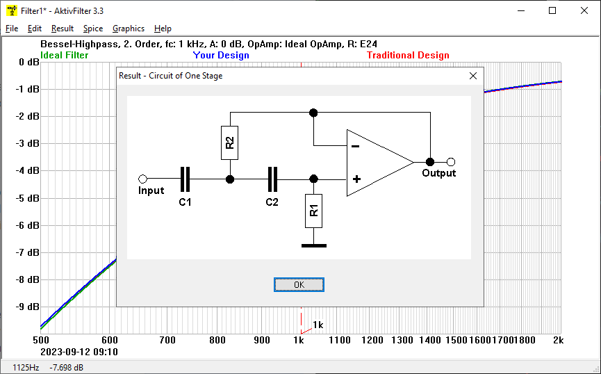 AktivFilter Circuit schematics