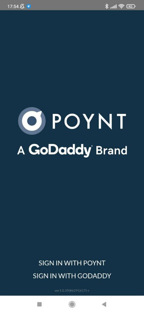 Poynt Start page