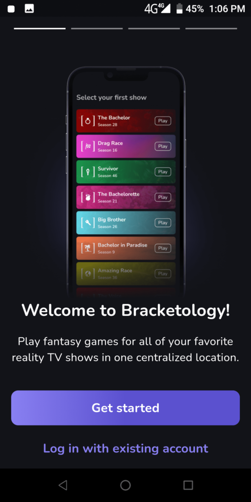 Bracketology Get started