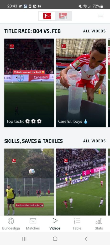 Bundesliga Videos